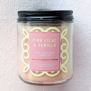 Bath & Body Works Pink Lilac & Vanilla Candle BBW